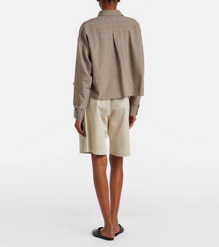 Bermuda Marfa en coton à pinces - The Frankie Shop - Modalova