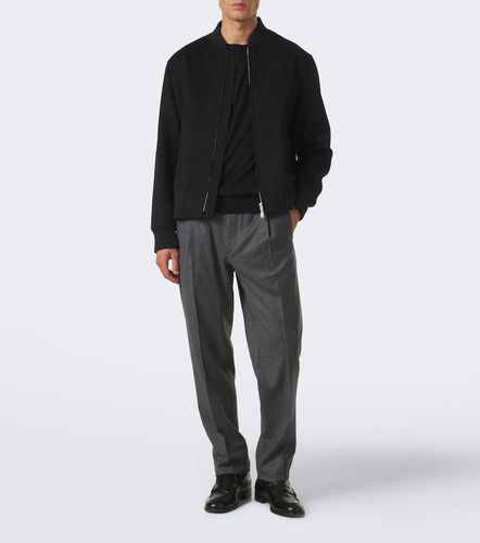 Pantalon ajusté en laine mélangée - Lardini - Modalova