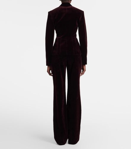 Alaïa Pantalon évasé en coton - Alaia - Modalova