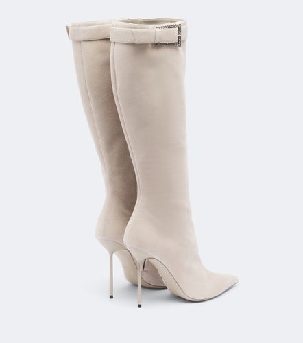 Bottes Lidia Buckle en daim - Paris Texas - Modalova