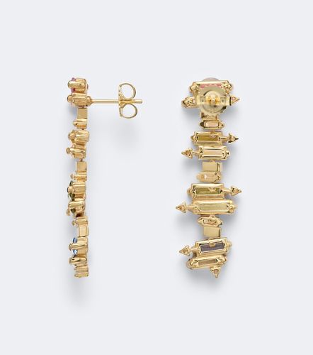 Boucles d’oreilles en or 18 ct, saphirs et diamants - Suzanne Kalan - Modalova