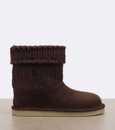 Miu Miu Bottines en daim - Miu Miu - Modalova