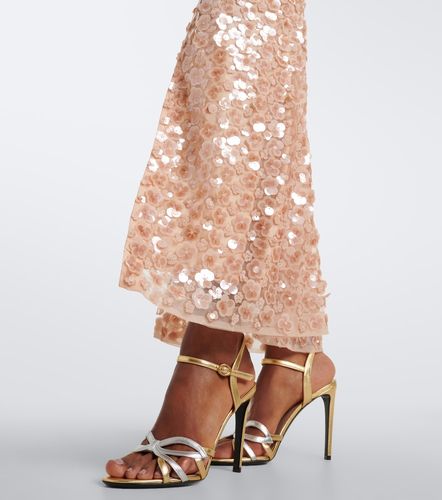 Là Fuori Robe longue en soie à sequins - La Fuori - Modalova