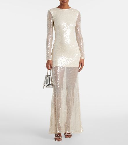 David Koma Robe longue à sequins - David Koma - Modalova