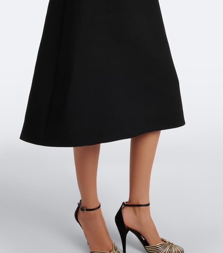 Robe midi en Crêpe Couture à ornements - Valentino Garavani - Modalova