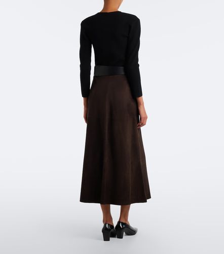 S Max Mara Jupe midi en daim - 'S Max Mara - Modalova