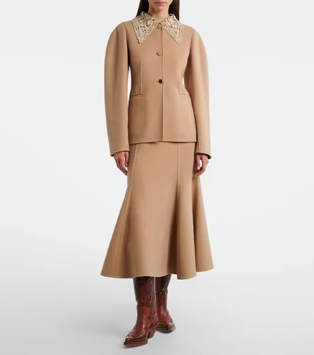 Jupe midi Patterson en cachemire - Gabriela Hearst - Modalova