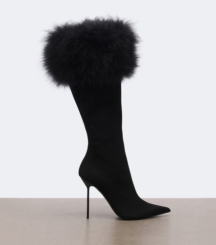 Bottes Lidia en daim et shearling - Paris Texas - Modalova
