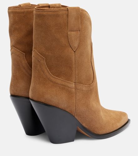 Santiags Leyane en daim - Isabel Marant - Modalova