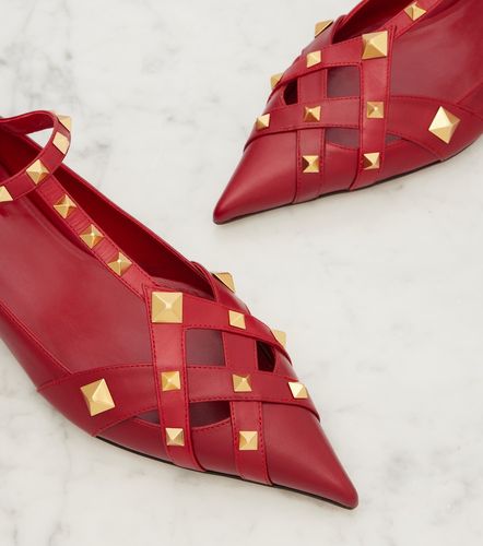 Ballerines Studdy en cuir - Valentino Garavani - Modalova