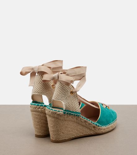 Espadrilles compensées Resort en daim - Valentino Garavani - Modalova