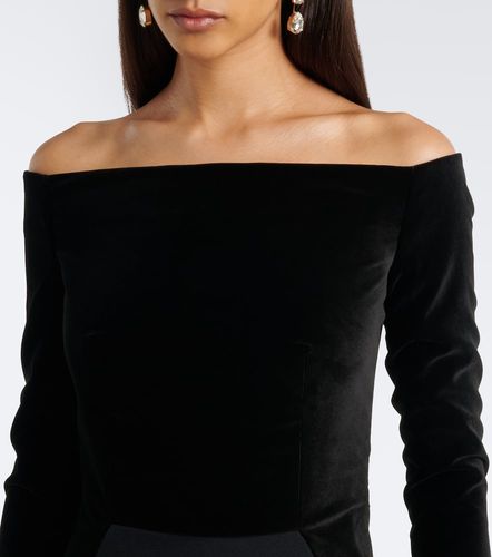 Robe longue Pazienza en velours - Safiyaa - Modalova