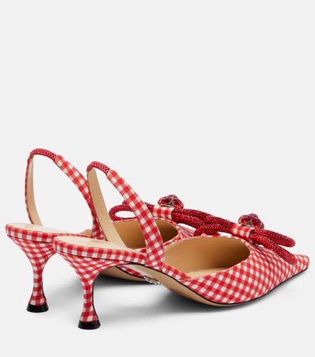 Escarpins slingback Double Bow - Mach & Mach - Modalova