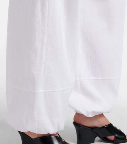 Pantalon fuselé en coton à ornement - Stella McCartney - Modalova