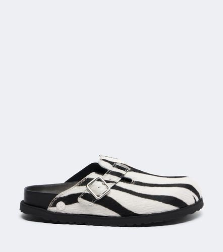 Mules Boston en cuir façon poulain - Birkenstock 1774 - Modalova