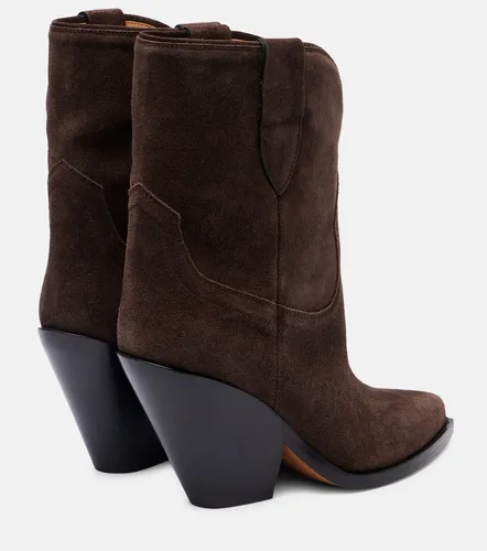 Bottines Leyane en daim - Isabel Marant - Modalova