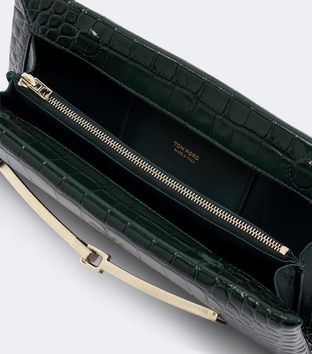 Pochette Arc en cuir façon croco - Tom Ford - Modalova