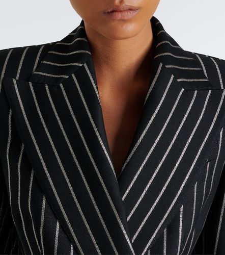 Blazer en laine mélangée à rayures - Dolce&Gabbana - Modalova