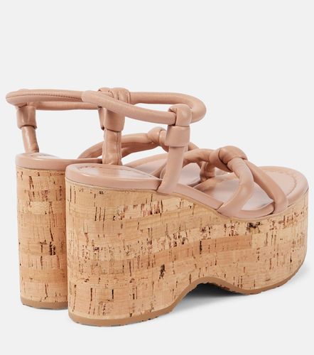 Sandales compensées en cuir - Gianvito Rossi - Modalova