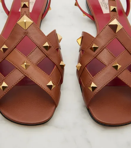 Sandales Studdy en cuir - Valentino Garavani - Modalova