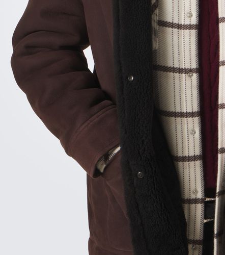 Veste en daim et shearling - Yves Salomon - Modalova