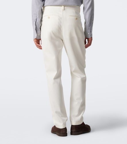 Pantalon chino en coton et laine - Brunello Cucinelli - Modalova