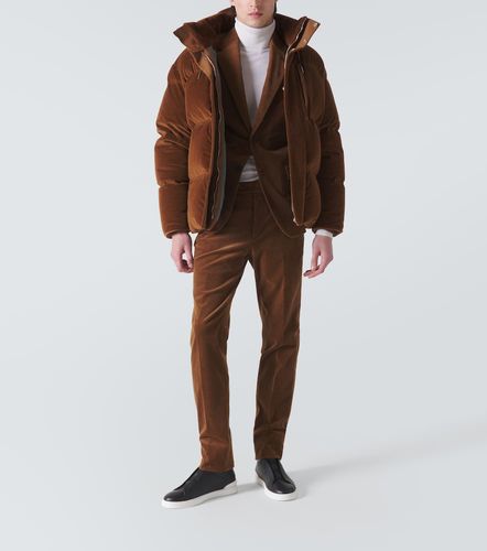 Doudoune courte en coton et cachemire - Zegna - Modalova