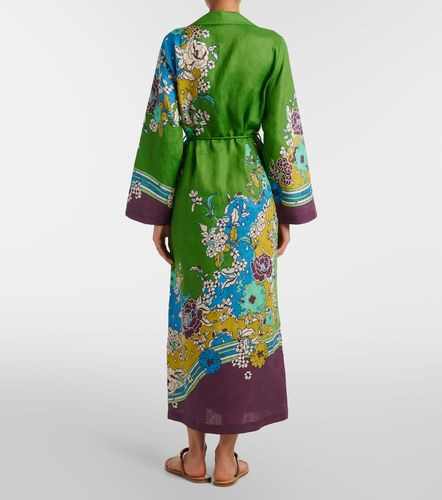 Alémais Pantalon ample en lin à imprimé - Alemais - Modalova