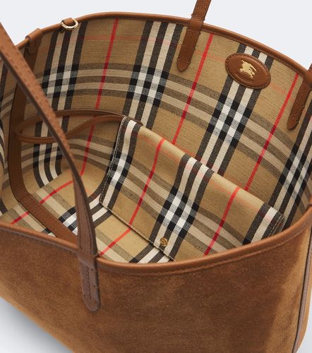 Cabas réversible Bloomsbury Medium en daim - Burberry - Modalova