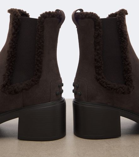 Tod's Bottines en daim et shearling - Tod's - Modalova