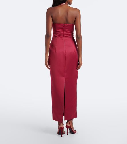 Robe longue Ava à appliqués floraux - Leo Lin - Modalova