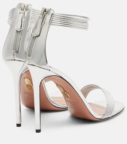 Sandales Sway en cuir métallisé - Aquazzura - Modalova