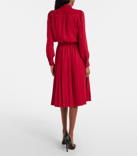 Jupe midi Interlocking G en soie - Gucci - Modalova