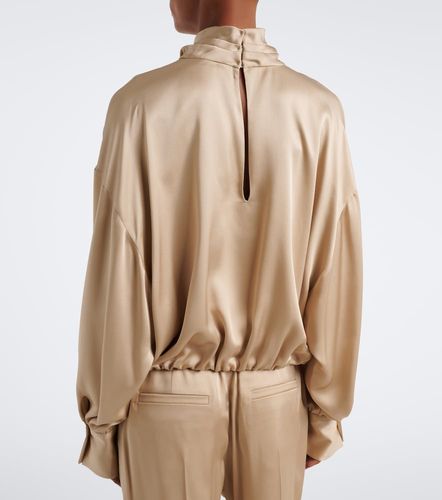Blouse en satin de soie - Brunello Cucinelli - Modalova