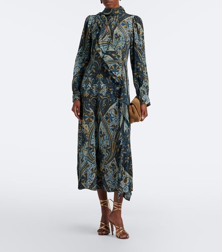 Robe midi Sabrina en soie - Ulla Johnson - Modalova