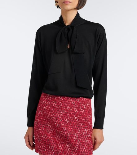 Pull en laine à col lavallière - Valentino Garavani - Modalova