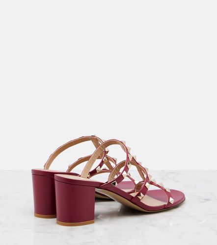 Mules Rockstud en cuir - Valentino Garavani - Modalova