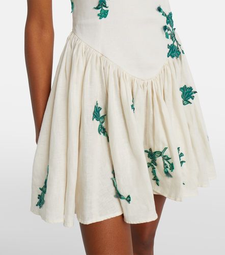 Robe Pluma en coton à appliqués - Agua by Agua Bendita - Modalova