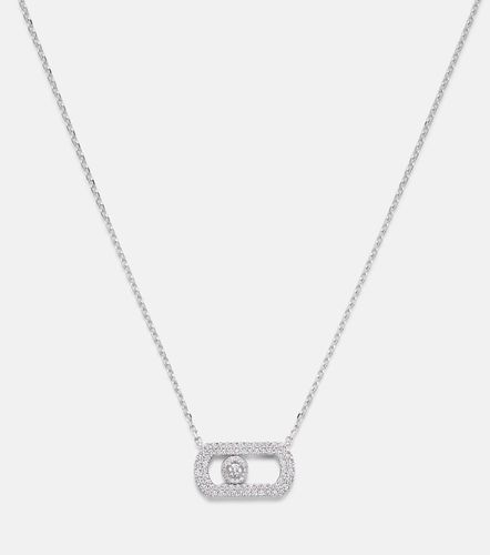 Collier So Move en or blanc 18 ct et diamants - Messika - Modalova