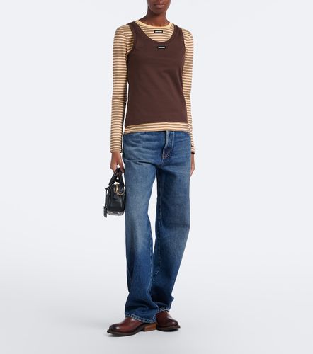 Ensemble t-shirt et débardeur en coton - Miu Miu - Modalova