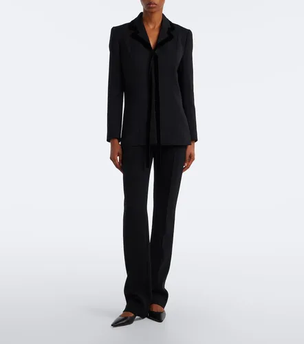 Pantalon droit Emin en laine mélangée - The Row - Modalova