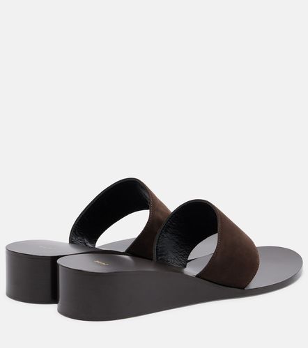 Mules compensées Lucille en cuir - JUDE - Modalova