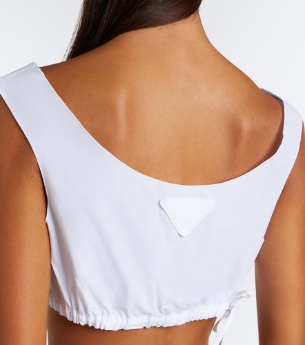 Prada Top court en coton - Prada - Modalova