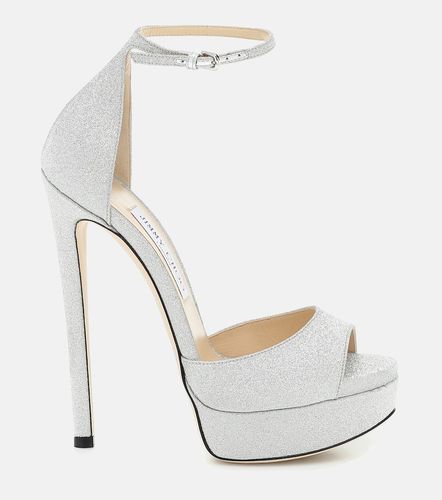 Sandales Max 150 à plateau et paillettes - Jimmy Choo - Modalova