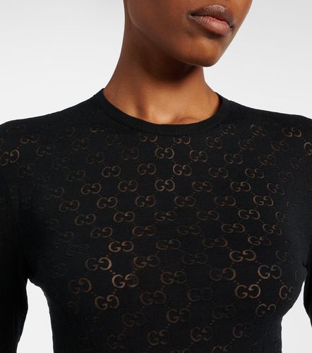 Gucci T-shirt GG en coton mélangé - Gucci - Modalova