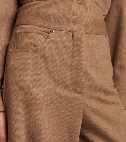 Pantalon ample en poil de chameau et laine mélangés - Max Mara - Modalova