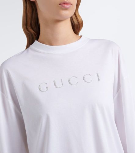 Gucci T-shirt en coton à logo - Gucci - Modalova