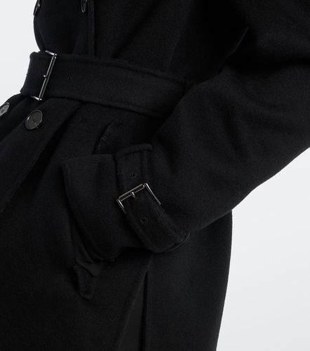 Manteau en laine et soie à ceinture - Fendi - Modalova
