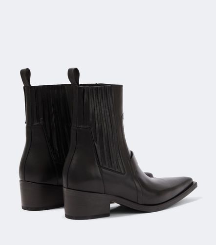 Bottines Pointed Silver en cuir - Rick Owens - Modalova