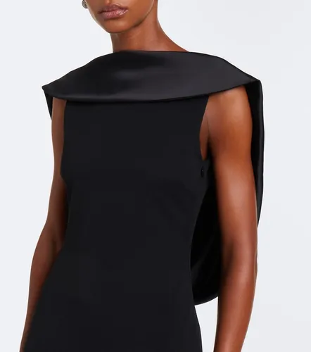 Robe longue Barbeau en crêpe et satin - Solace London - Modalova
